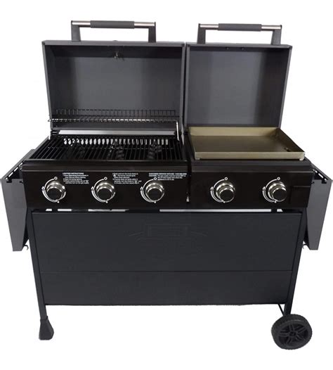 gas burner griddle combo